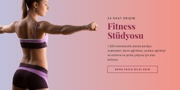 Spor Fitness Stüdyosu - Çok Amaçlı Web Tasarımı