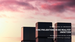 Ihre Projektidee - Responsive Joomla-Vorlage