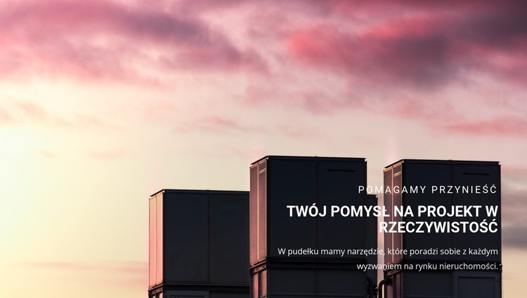 Twój pomysł na projekty Szablon CSS