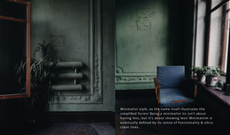 Dark Interior Style Specialty Pages