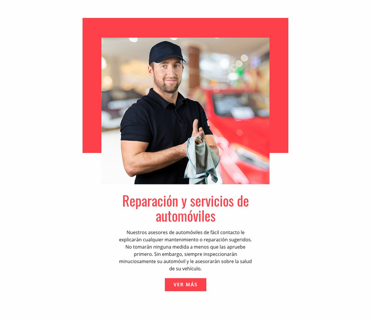 Reparación de sistemas de escape Plantilla Joomla