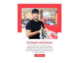 Exhaust Systems Repair - Modern One Page Template