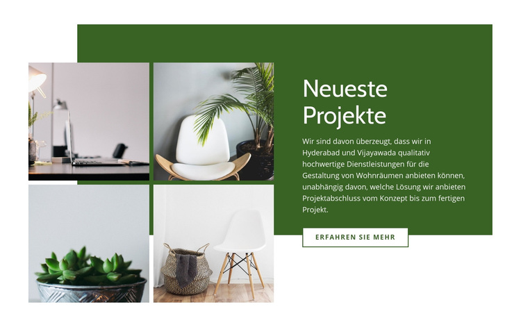 Neueste Innenprojekte WordPress-Theme