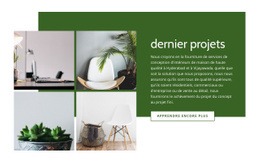 Derniers Projets D'Intérieur - HTML File Creator