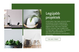 Legújabb Belső Projektek - Reszponzív Weboldal Tervezés