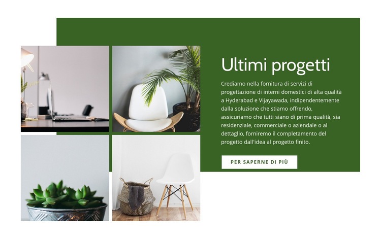 Ultimi progetti di interni Progettazione di siti web