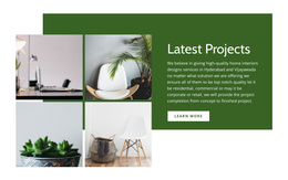 Latest Interior Projects - Joomla Template 2024