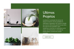 Últimos Projetos De Interiores - Bela Página De Destino