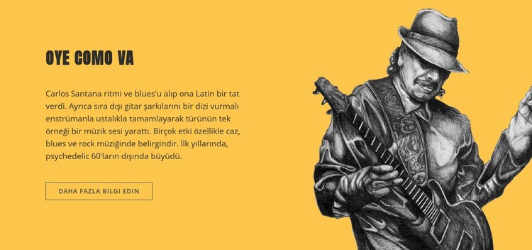 Gitar efsanesi Html Web Sitesi Oluşturucu