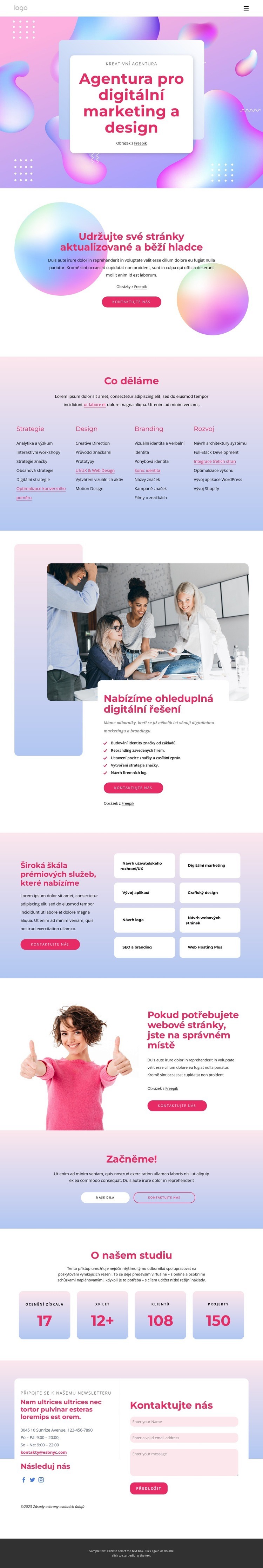 Dodáváme kvalitní branding a well code Šablona HTML