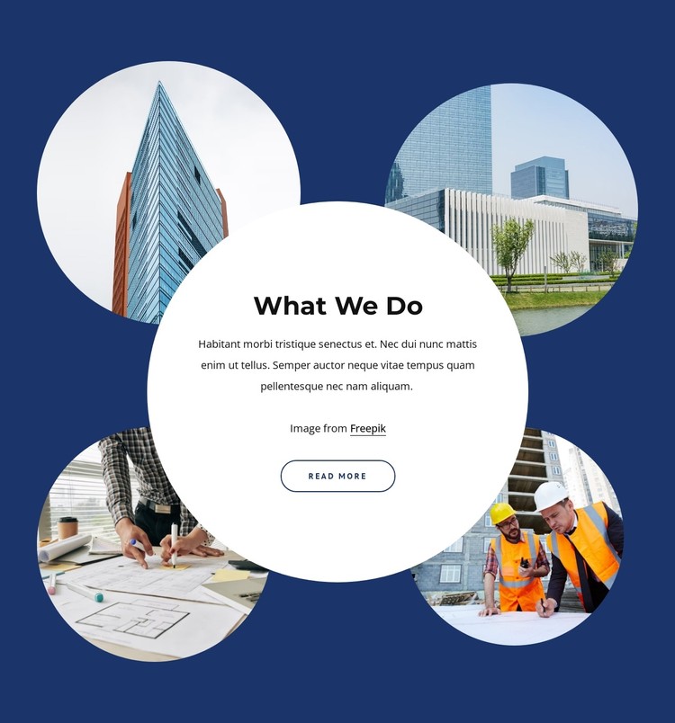 We buy, design, build, and sell homes CSS Template