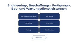 Ingenieur- Und Baudienstleistungen Einzelseiten-Website