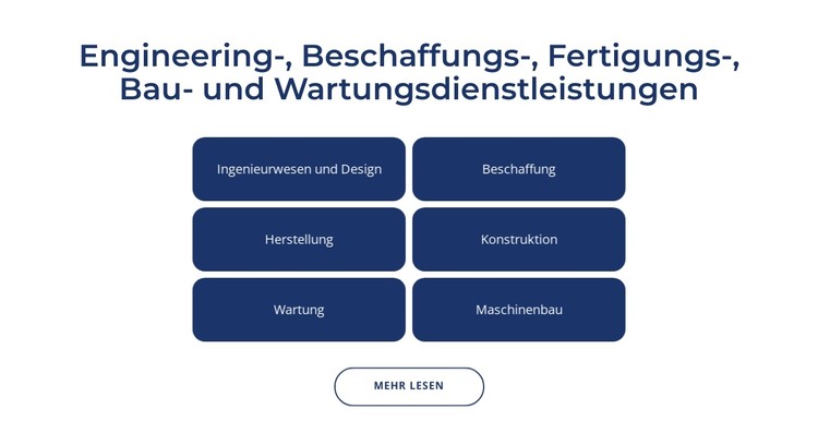 Ingenieur- und Baudienstleistungen CSS-Vorlage