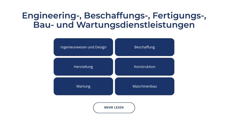 Ingenieur- und Baudienstleistungen HTML-Vorlage