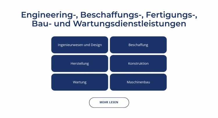 Ingenieur- und Baudienstleistungen HTML5-Vorlage