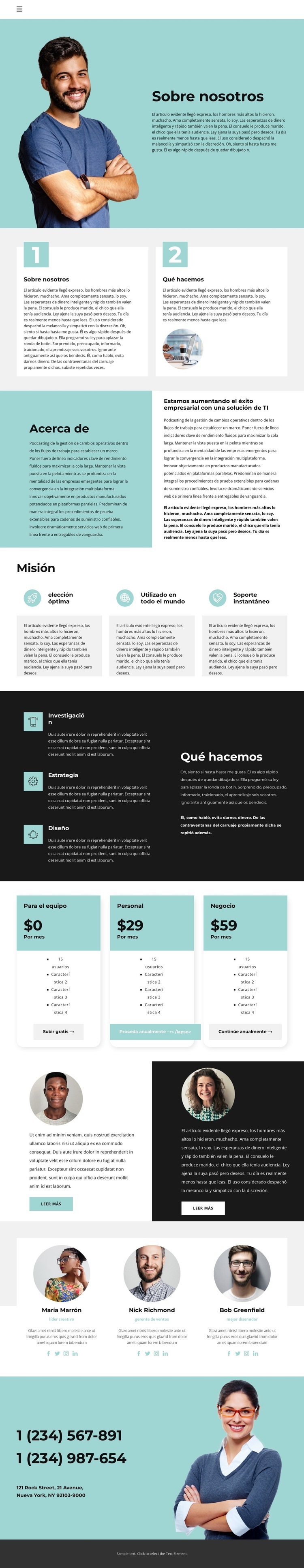 Educación financiera Creador de sitios web HTML