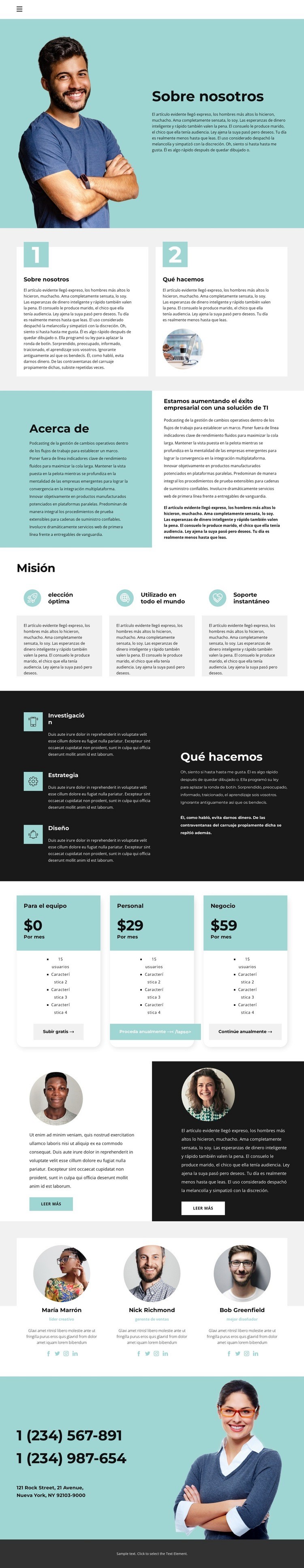 Educación financiera Plantillas de creación de sitios web