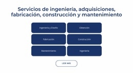 Servicios De Ingenieria, Construccion.: Maqueta De Sitio Web Para Cualquier Dispositivo