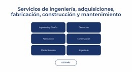 Servicios De Ingenieria, Construccion. Plantilla