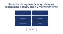 Servicios De Ingenieria, Construccion. Sitio Web De Una Sola Página