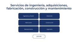 Servicios De Ingenieria, Construccion.: Plantilla Adaptable HTML5