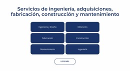 Servicios De Ingenieria, Construccion. Sitio Web Receptivo
