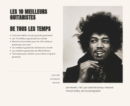 Top Musique Et Divertissement - HTML Web Page Builder