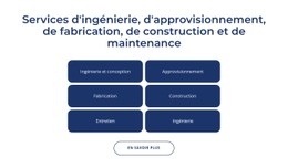 Services D'Ingénierie, De Construction Site Web D'Une Seule Page