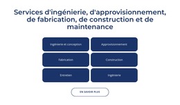 Services D'Ingénierie, De Construction - Modèle HTML Gratuit