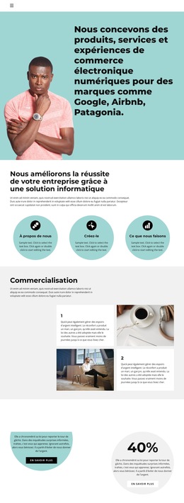 Les Meilleurs Services Financiers : Modèle De Site Web Simple