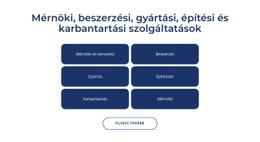 Mérnöki, Építőipari Szolgáltatások - Ingyenes HTML-Sablon