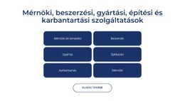 Mérnöki, Építőipari Szolgáltatások – Reszponzív Kialakítás