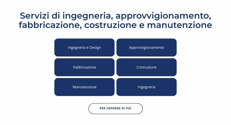 Ingegneria, servizi di costruzione Modello Joomla