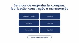 Engenharia, Serviços De Construção – Design Responsivo