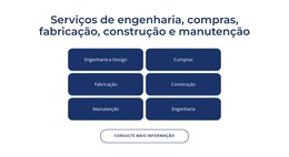 Engenharia, Serviços De Construção - Modelo HTML Gratuito