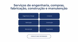 Modelo Joomla Pronto Para Usar Para Engenharia, Serviços De Construção