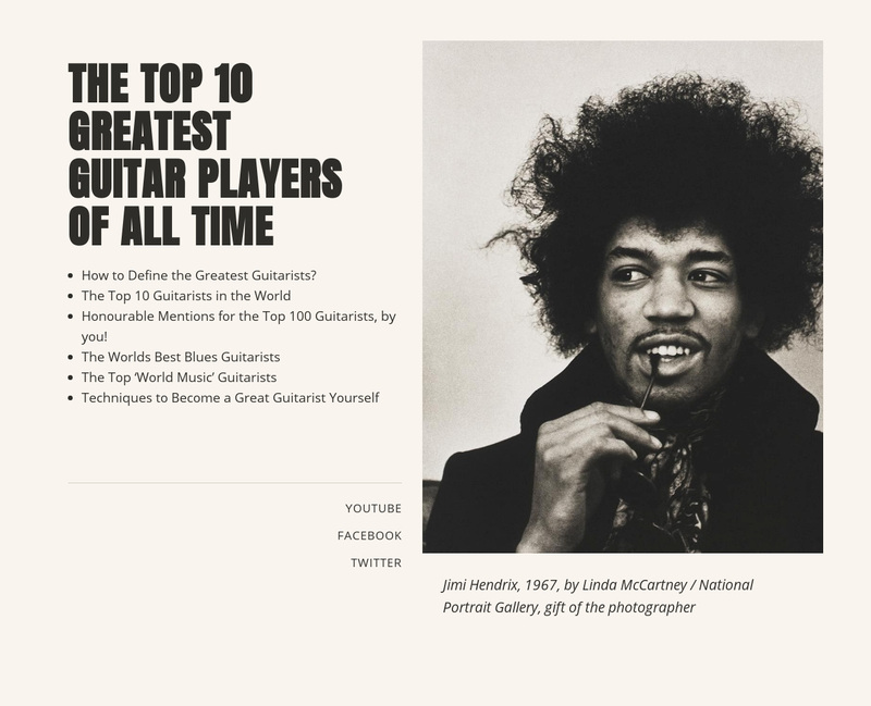 Music and entertainment top Squarespace Template Alternative