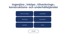 Teknik, Byggtjänster - Gratis HTML-Mall