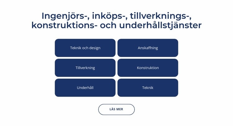 Teknik, byggtjänster WordPress -tema