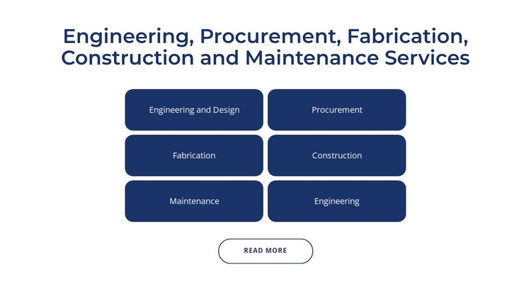 Engineering, construction services Template