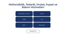 Mühendislik, Inşaat Hizmetleri Inşaat Web Sitesi Şablonları