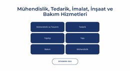 Mühendislik, Inşaat Hizmetleri Için Joomla Şablonunu Kullanmaya Hazır