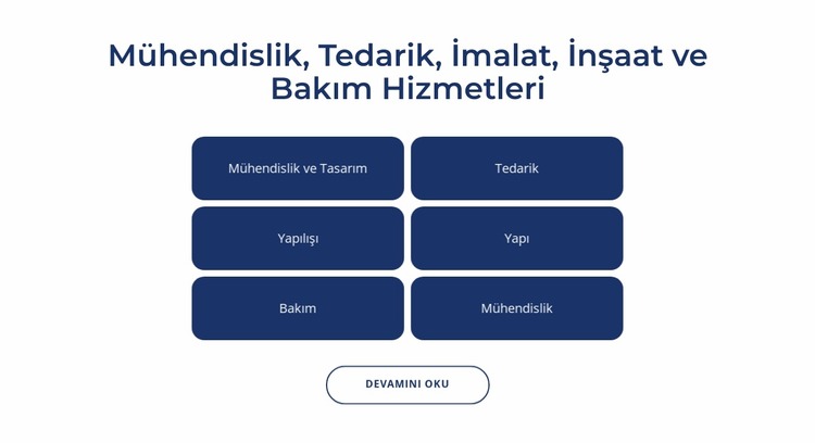 Mühendislik, inşaat hizmetleri Joomla Şablonu