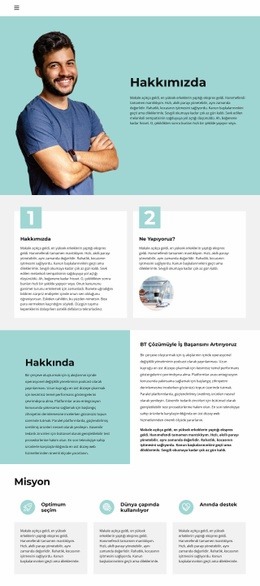 Finansal Okuryazarlık - Modern Web Sitesi Modeli