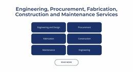 Engineering, Construction Services - Beautiful Landing Page