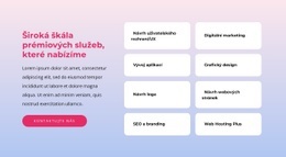 Digitálně Nativní Brandingová Agentura Responzivní Šablona CSS