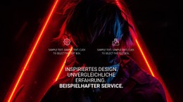 Wir Bieten Eine Reihe Von Dienstleistungen Einzelseitenvorlage