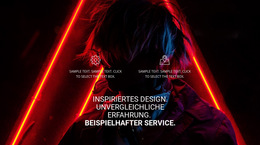 Startplattformvorlage Für Wir Bieten Eine Reihe Von Dienstleistungen