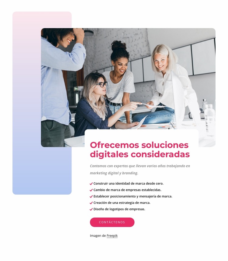 Ofrecemos soluciones digitales consideradas Plantilla Joomla