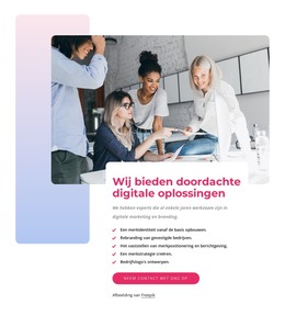 Wij Bieden Doordachte Digitale Oplossingen